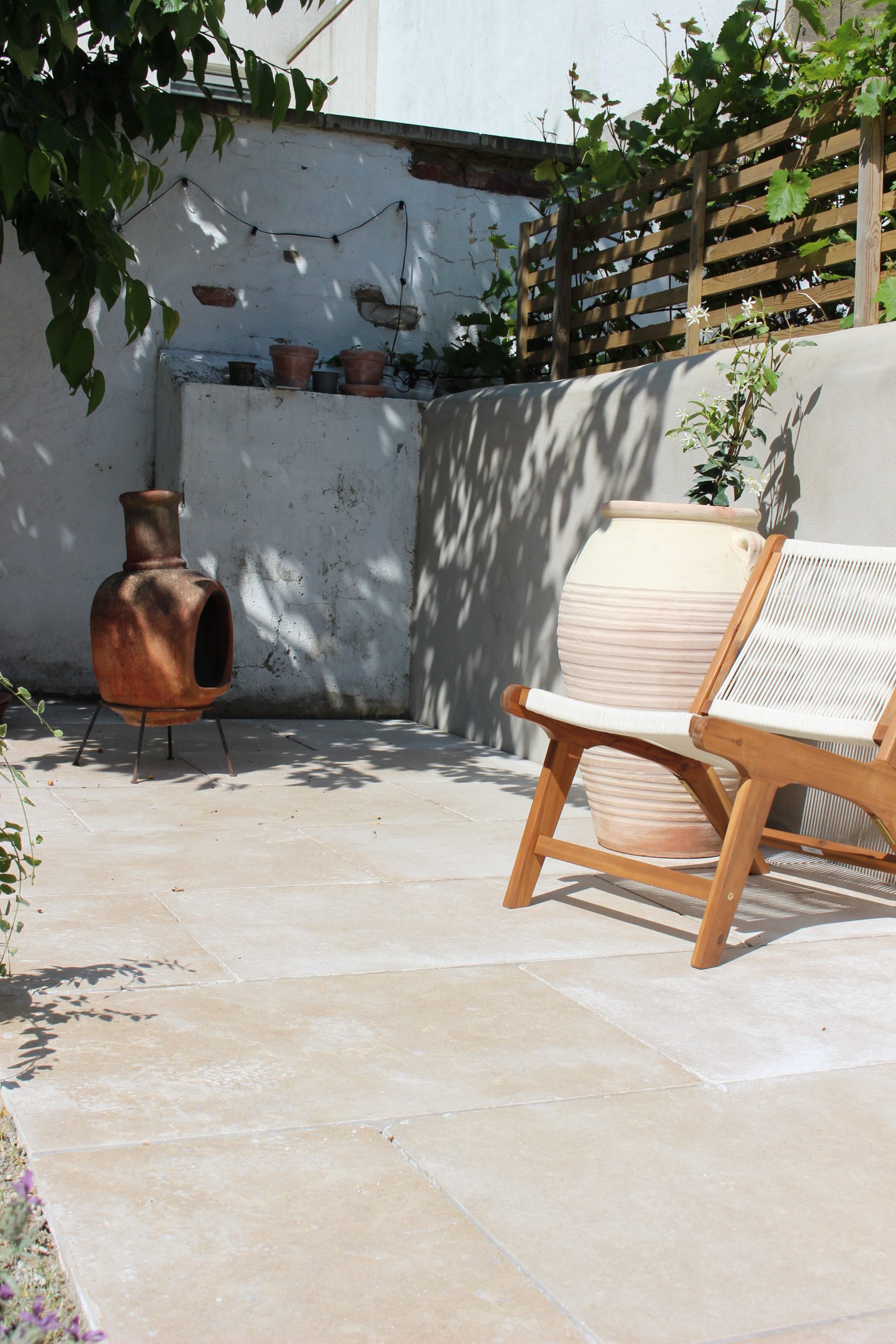 outdoor chair and patio
